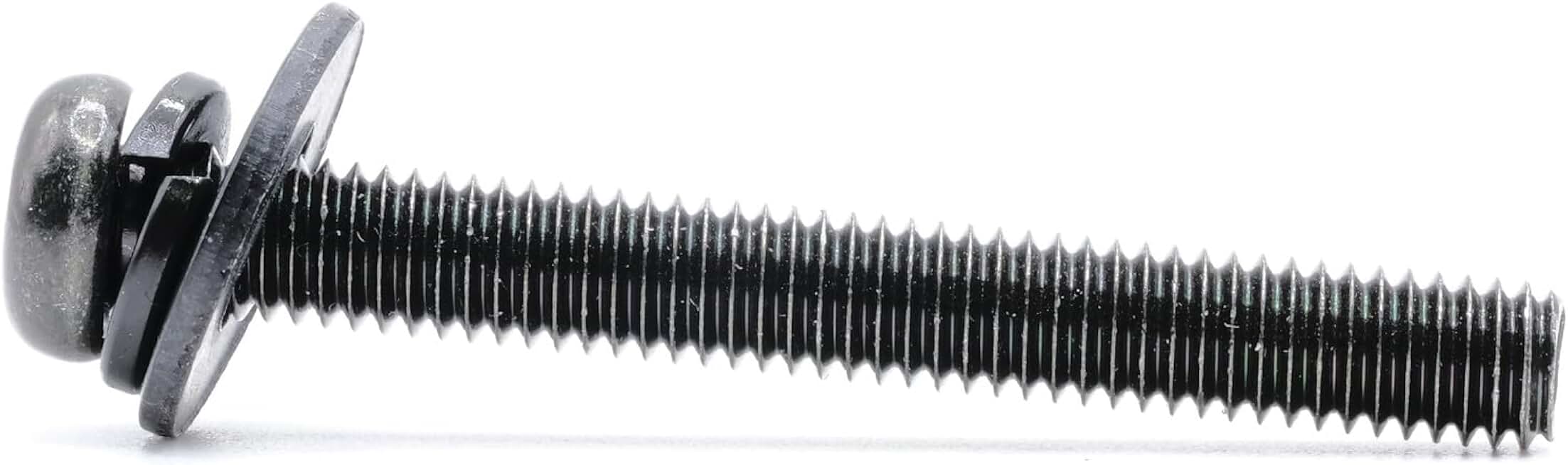 ReplacementScrews M6x50mm JCB/JCBM Bolts/Screws for Furniture Legs - Washers Included - Black Oxide - Phillips Drive (Pack of 8)