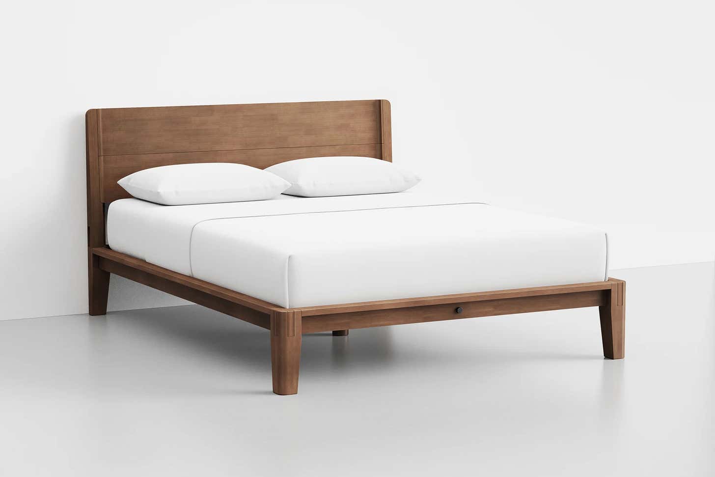 Wood joinery comparison: Budget vs. Premium bed frame construction quality.