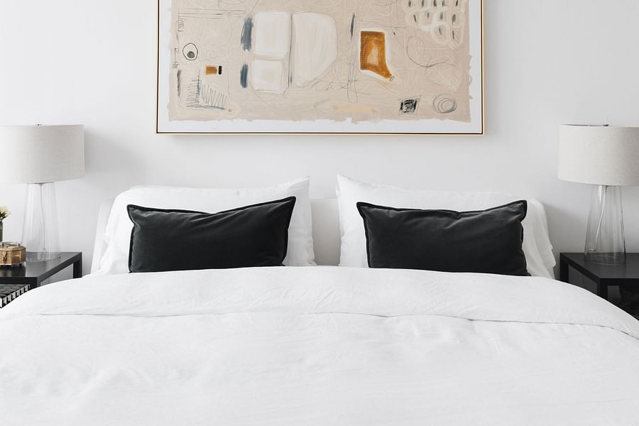 Cleaning bed frame stains