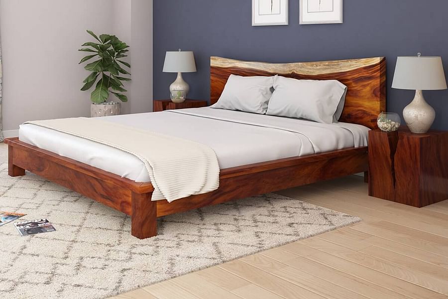 Live Edge Wood Bed Frame