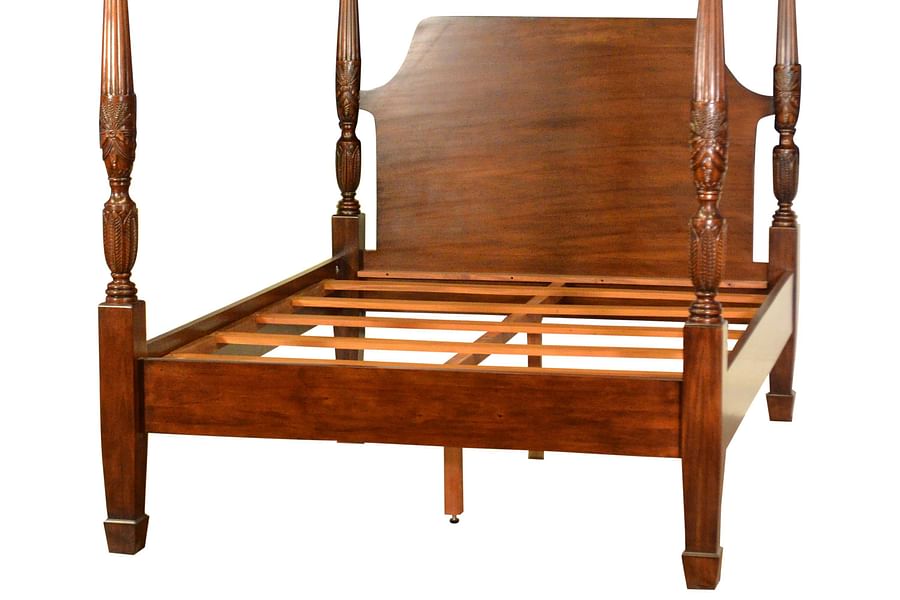 Traditional Four-Poster Bed Frame