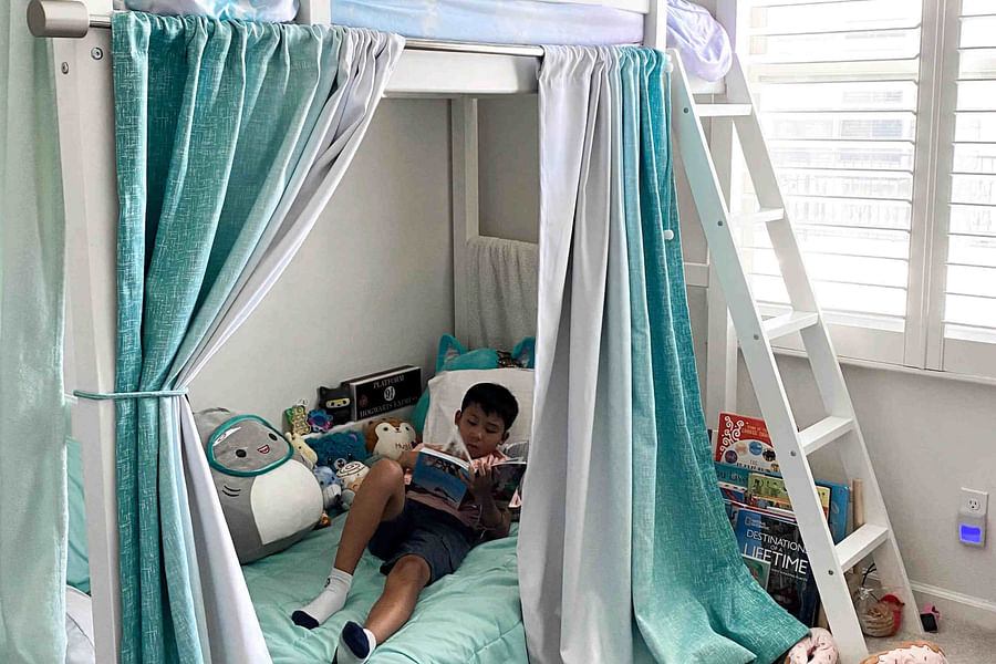 brocade curtains for canopy bed