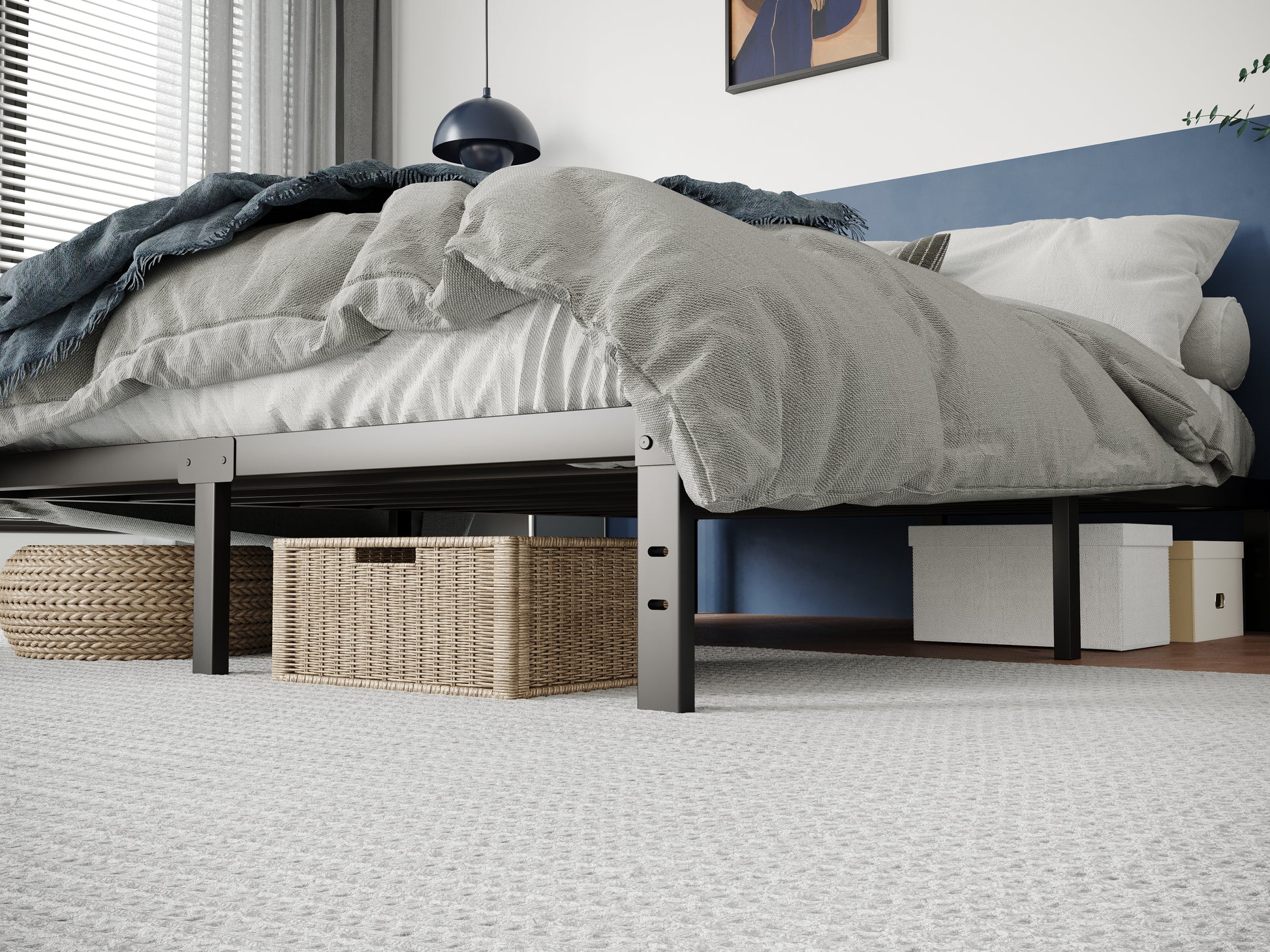 Minimalist Metal Twin Bed Frame