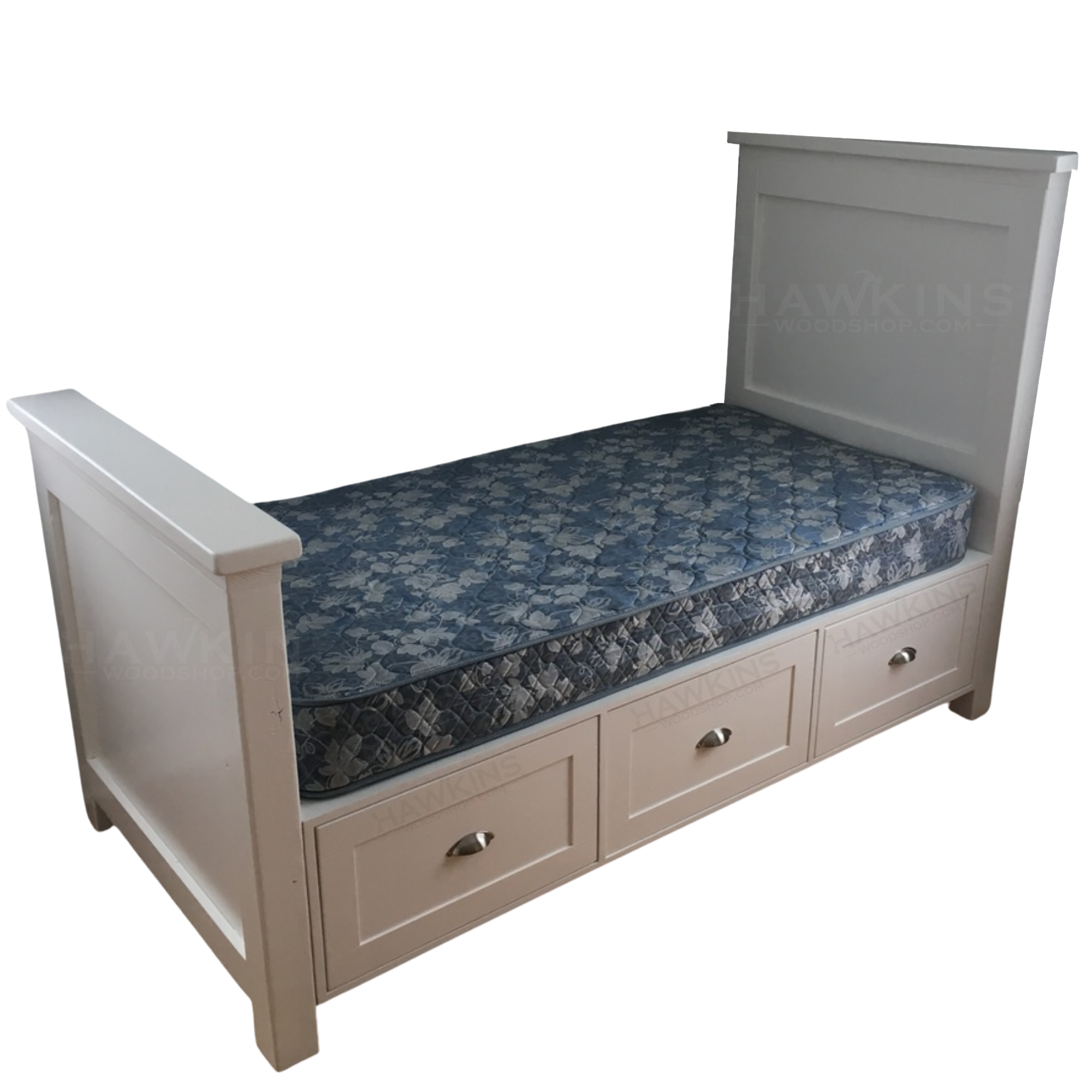 Twin Bed Frame with Storage