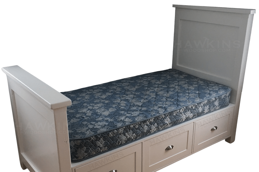 Twin Bed Frame with Storage