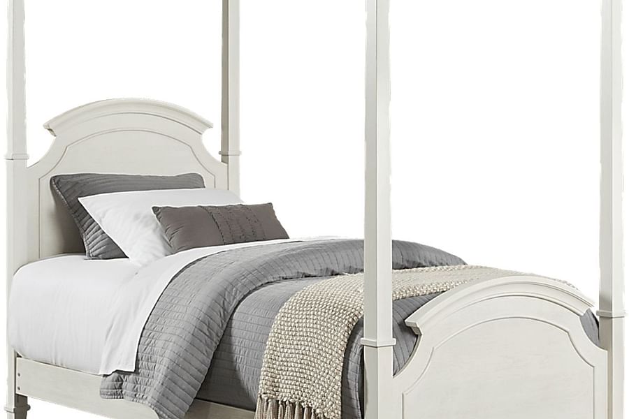 twin canopy bed frame