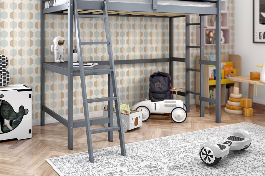 twin loft bed frame