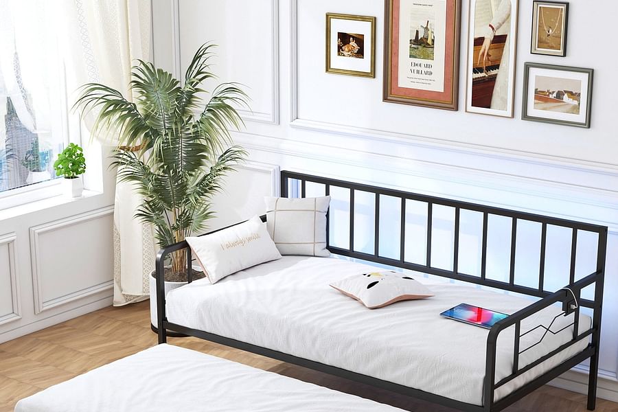 twin trundle bed frame