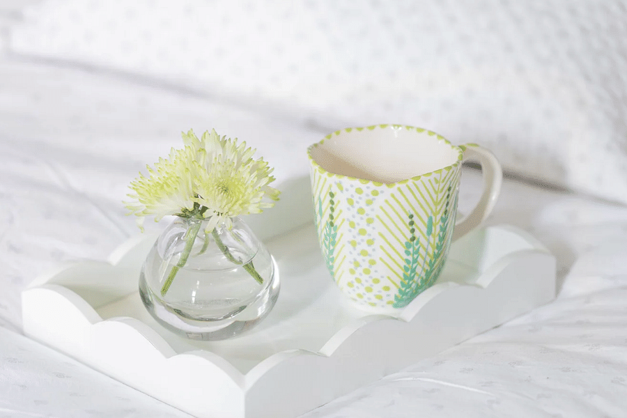 decorative bedside tray