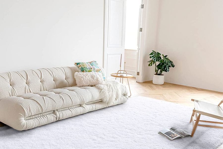 soft white area rug bedroom