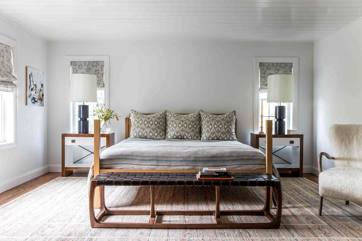 neutral-toned bedding