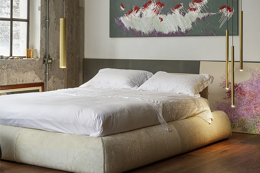 soft lighting bedroom