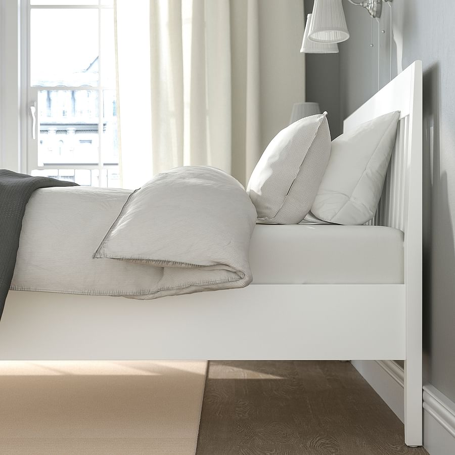 Sparkling clean Ikea bed frame after maintenance
