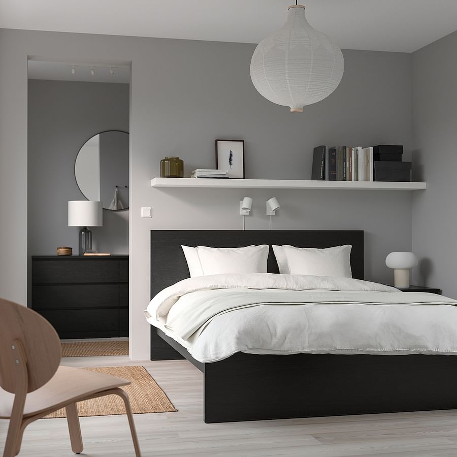 Variety of Ikea bed frames including Tarva and Nordli