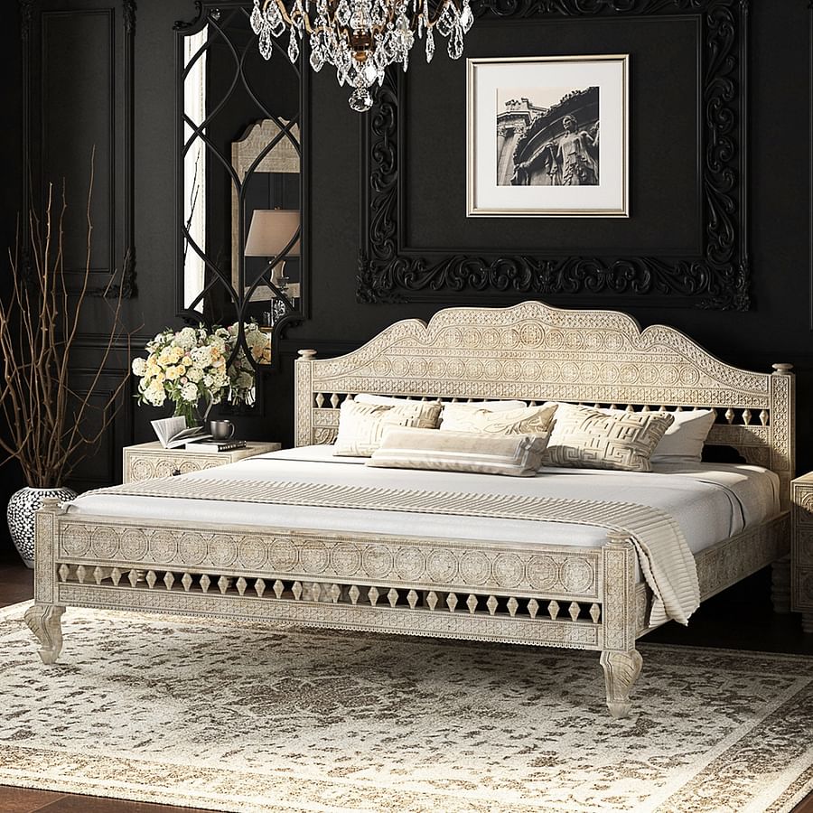 Variety of wooden bed frame styles showcasing the evolution from traditional to contemporary