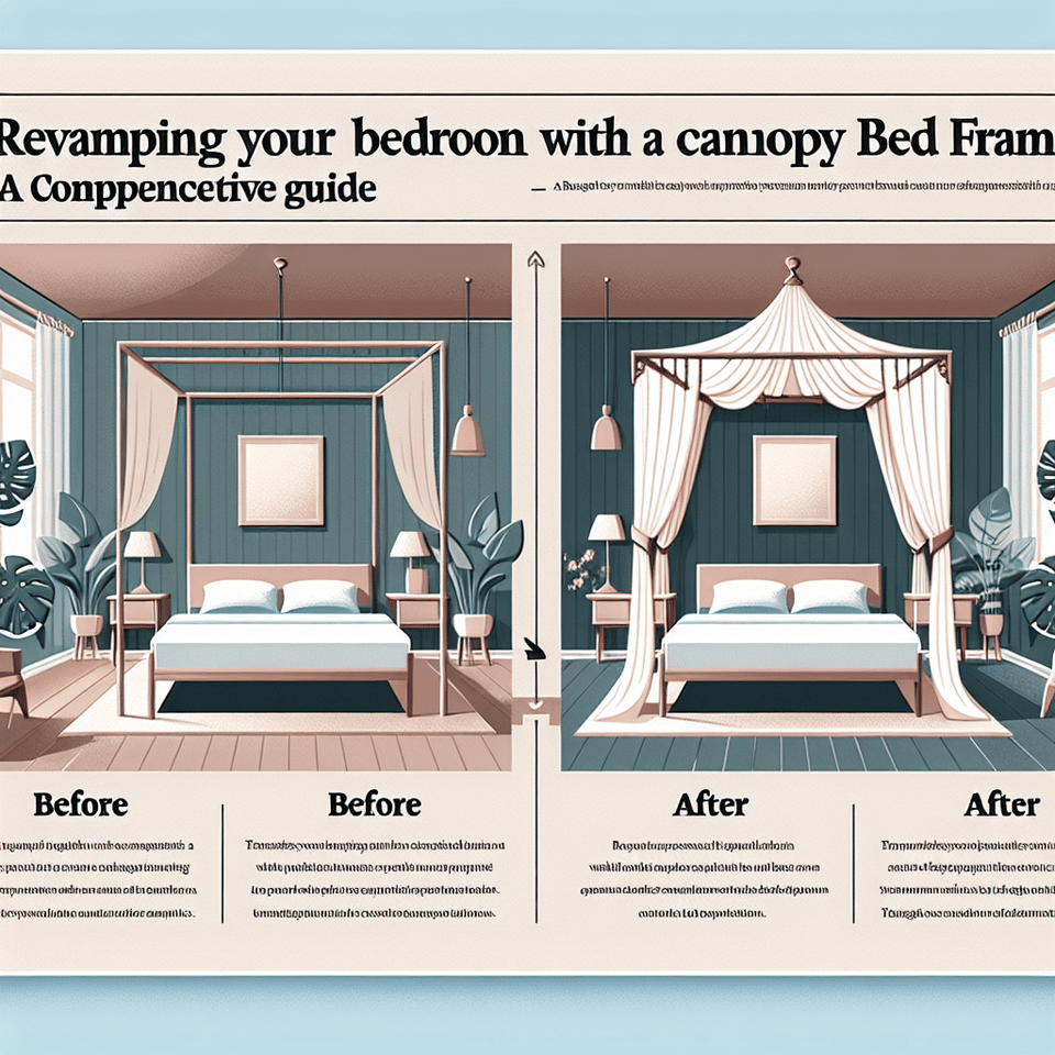 Revamping Your Bedroom Aesthetic with a Canopy Bed Frame: A Comprehensive Guide