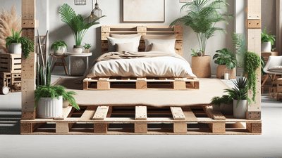 The Reclaimed Charm: How to Incorporate a Pallet Bed Frame into Your Eco-Friendly Bedroom Decor