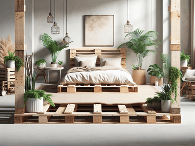 The Reclaimed Charm: How to Incorporate a Pallet Bed Frame into Your Eco-Friendly Bedroom Decor