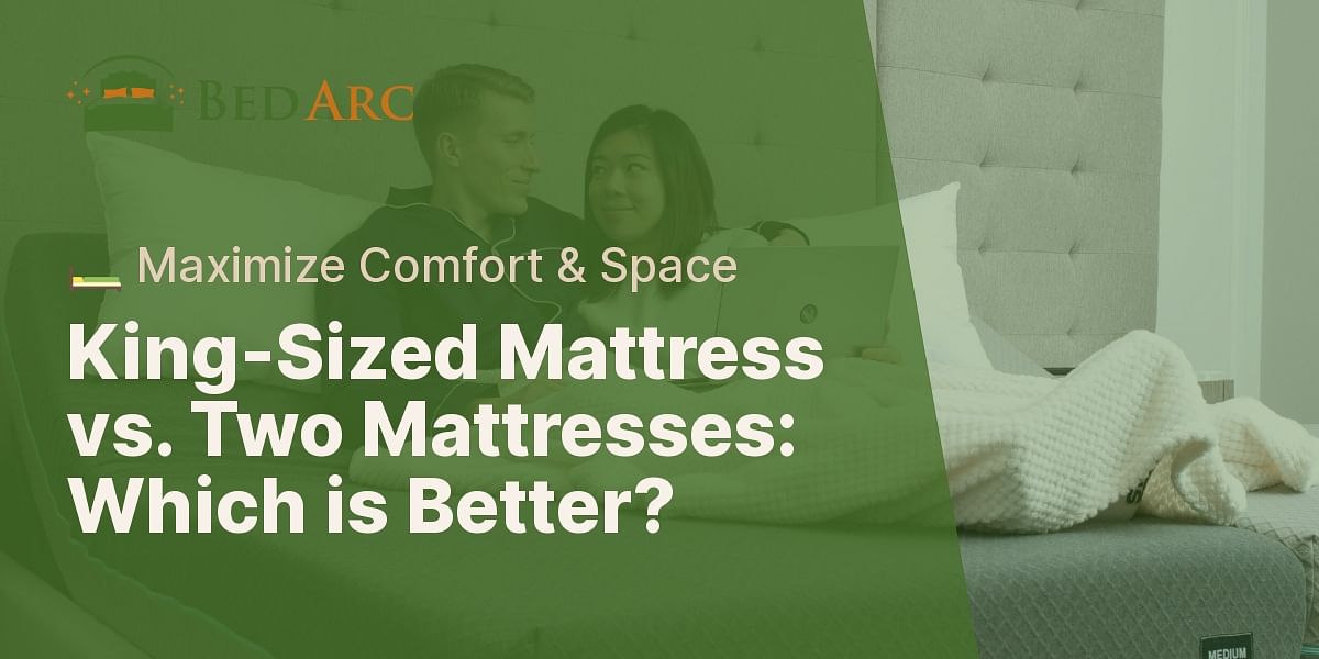 Are two fullsized mattresses equal to a kingsized mattress?