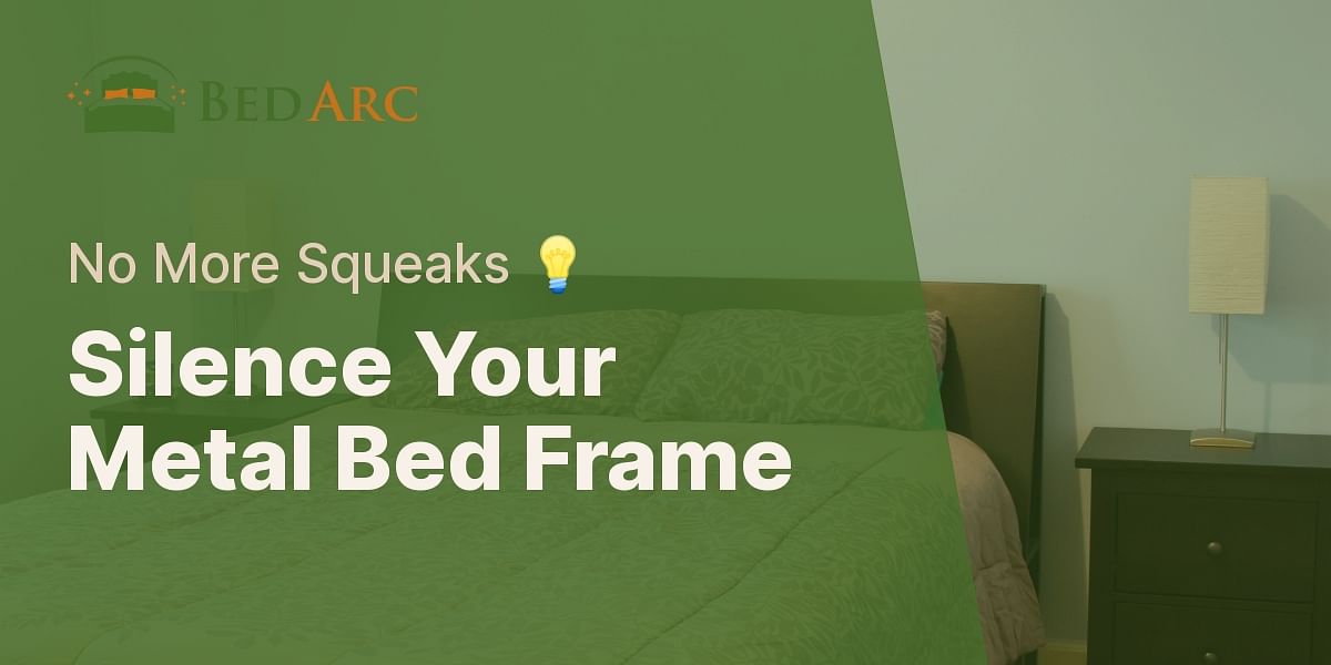 How can I stop a metal bed frame from squeaking?