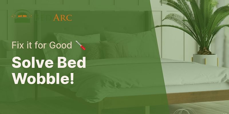 Solve Bed Wobble! - Fix it for Good 🪛
