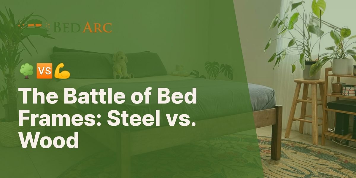 Is a steel bed frame better than a wooden one?