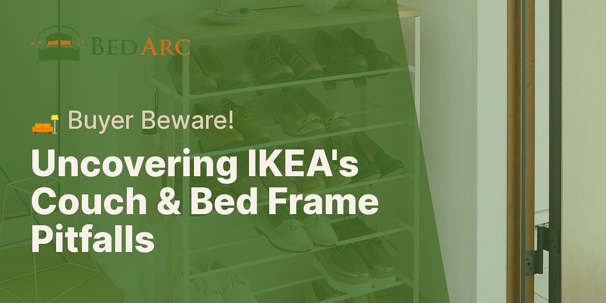 What are the downsides of buying an IKEA couch and bed frame?