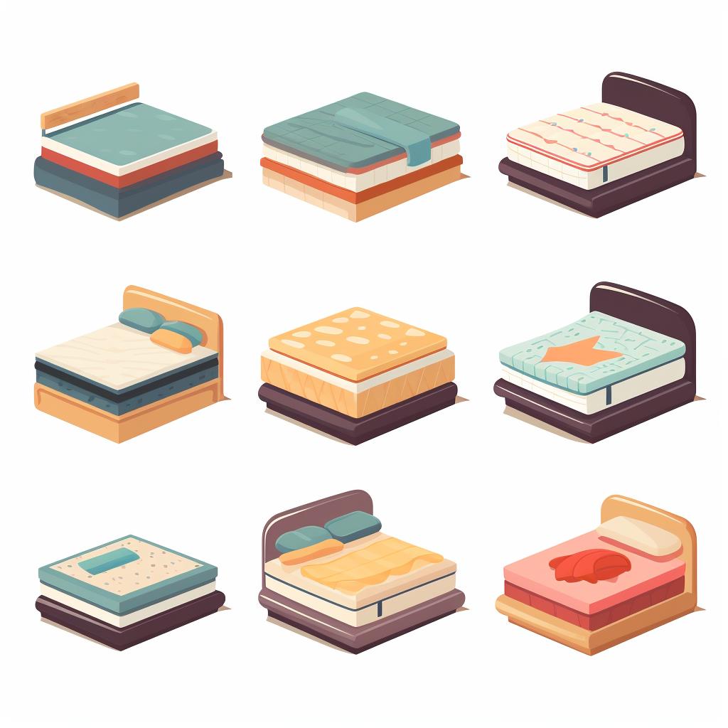 Different types of mattresses